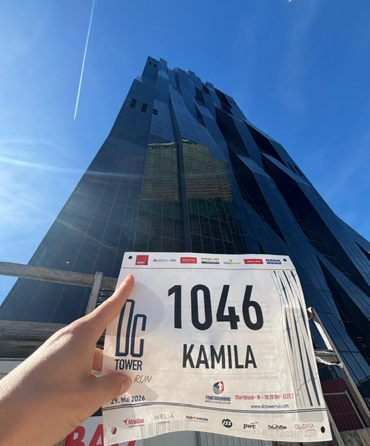 Kamila Chomaničová úspešne zdolala najvyššiu budovu Rakúska