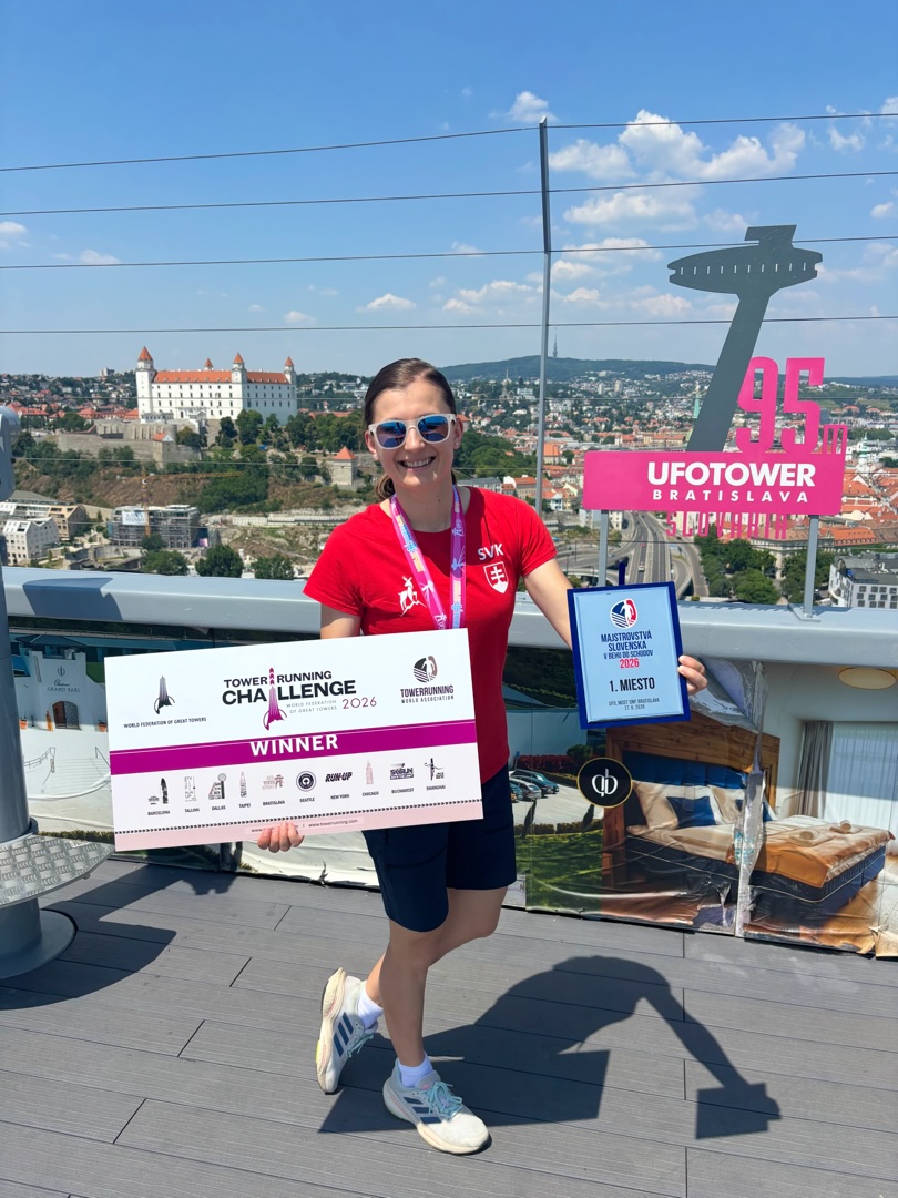 Kamila Chomaničová vybojovala na UFO Tower svoj desiaty majstrovský titul